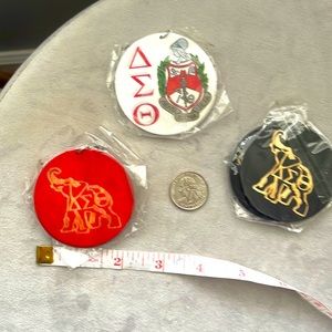 Delta Sorority Earrings  wooden  3 different styles available